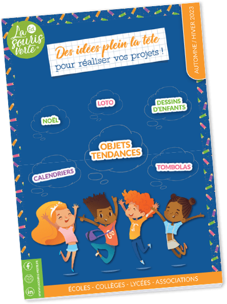 Catalogue La Souris Verte, des actions clé en main pour financer vos projets scolaires et associatifs
