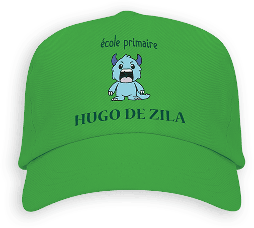 Casquette personnalisée pour les élèves de l'école