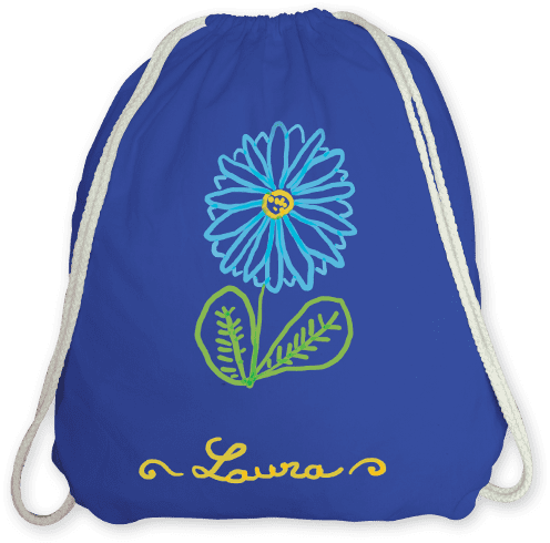 Sac à dos couleur personnalisé avec dessin d'enfant