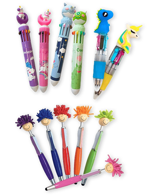 Vente de stylos pour le financement scolaire